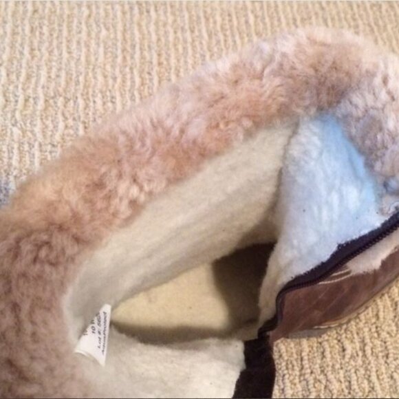 SHEARLING BLONDO BOOTS 10 WATERPROOF! - Picture 3 of 4